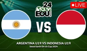 Indonesia vs Argentina 2-1 di Seoul Earth On Us Cup 2024